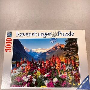 Ravensburger 3000 Piece Jigsaw Puzzle Mountain Landscape Wildflowers 170616